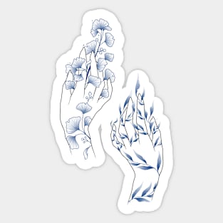 BOTANICAL HANDS Sticker